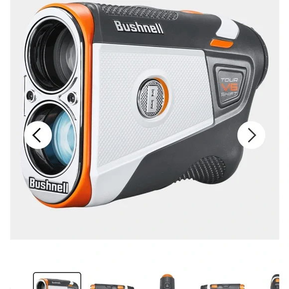 Bushnell Tour V6 Shift Rangefinder - White & Orange - Picture 1 of 9